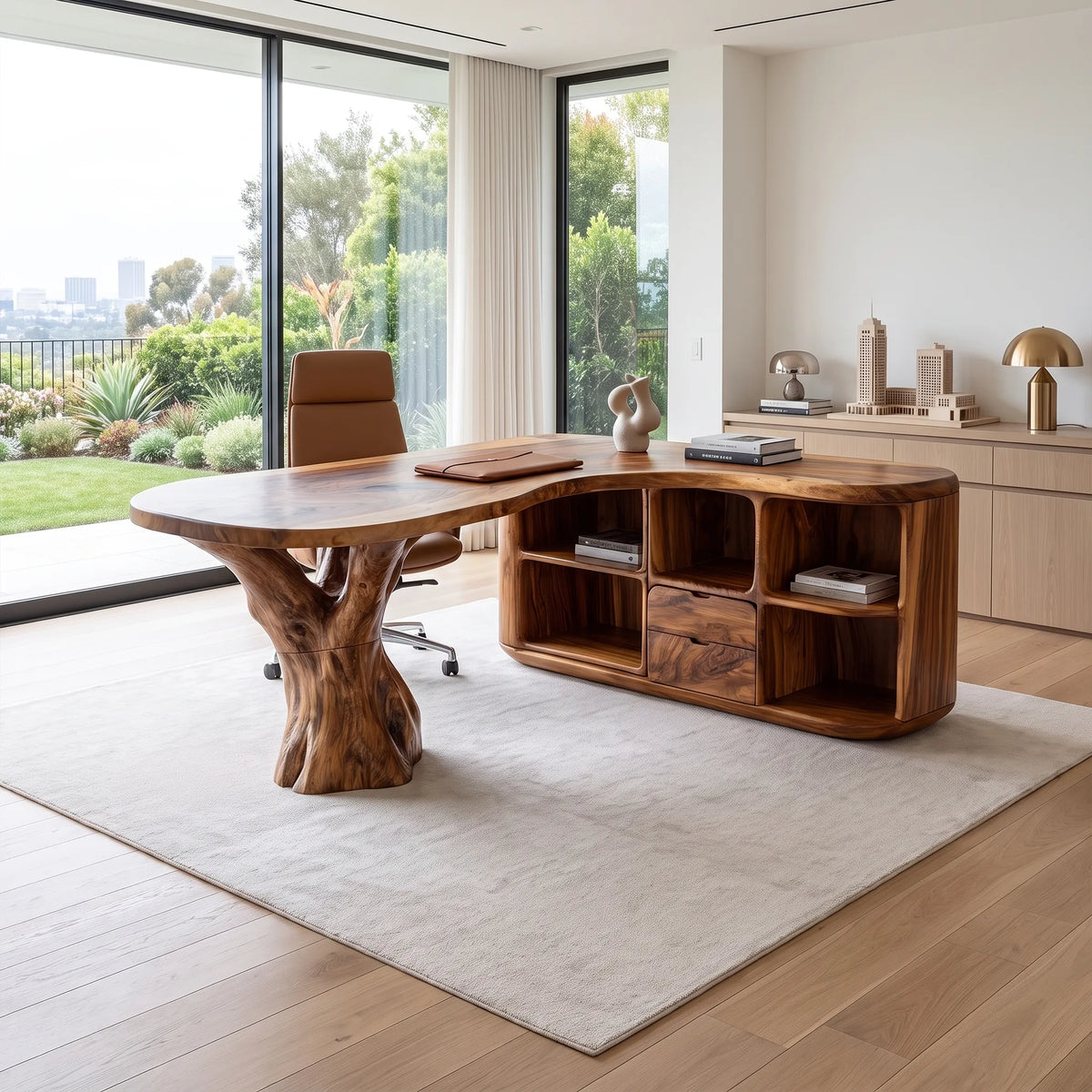 Graceful Writing Desk Office Desk Home Office Desk With Two Drawers For Home Office