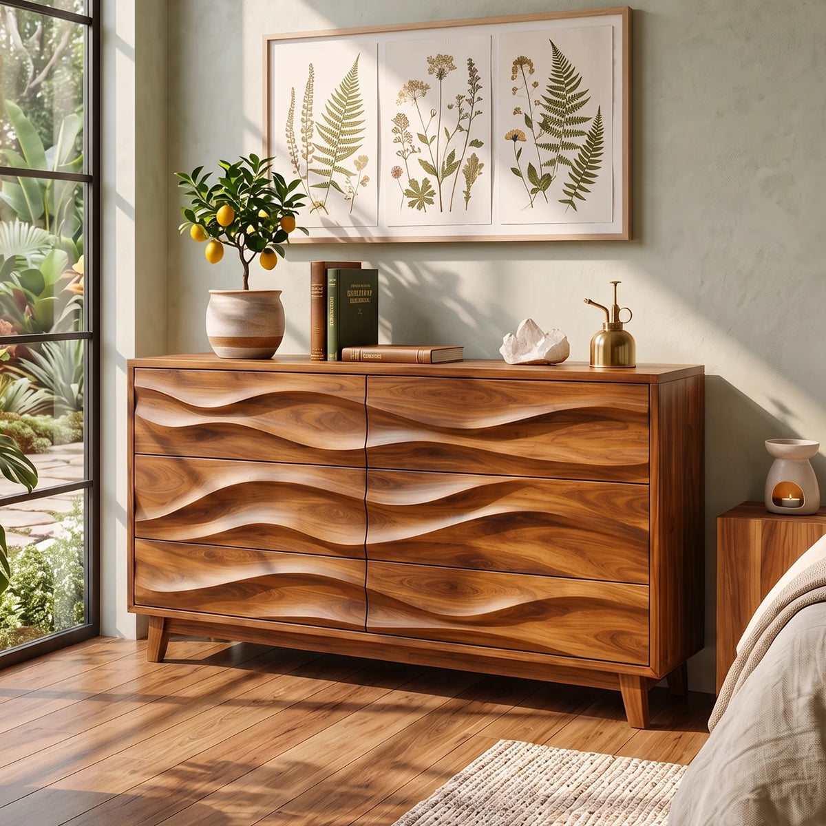 Modern Flow Chest Dresser For Spacious Bedroom