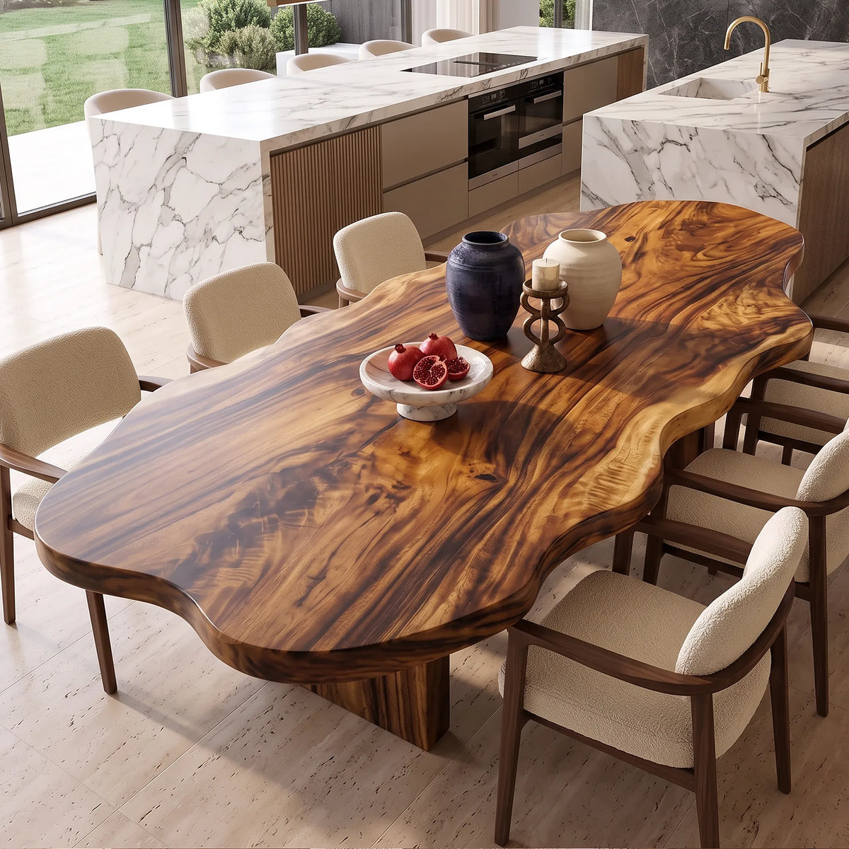 Handcrafted Table Top 8 Seater Dining Room
