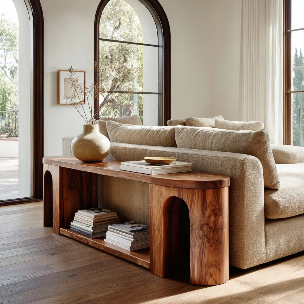 Modern Table Behind Sofa For Living Room