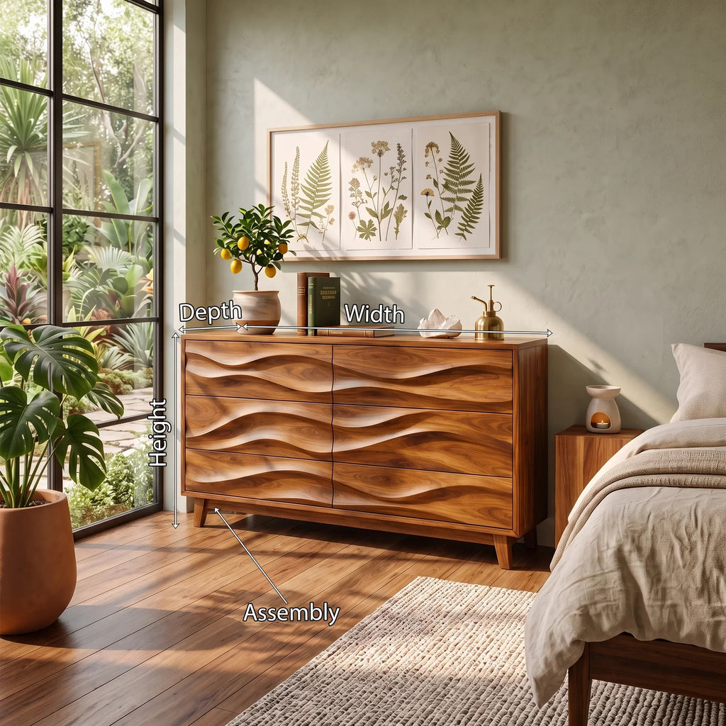 Modern Flow Chest Dresser For Spacious Bedroom