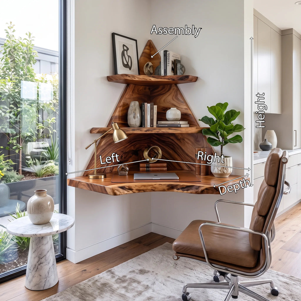 Cozy Computer Desk Home Office Desk Corner Shelves For Home Office