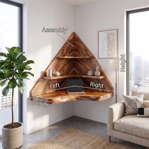 Calm Writing Desk Home Office Desk Computer Desk Corner Shelves For Living Room