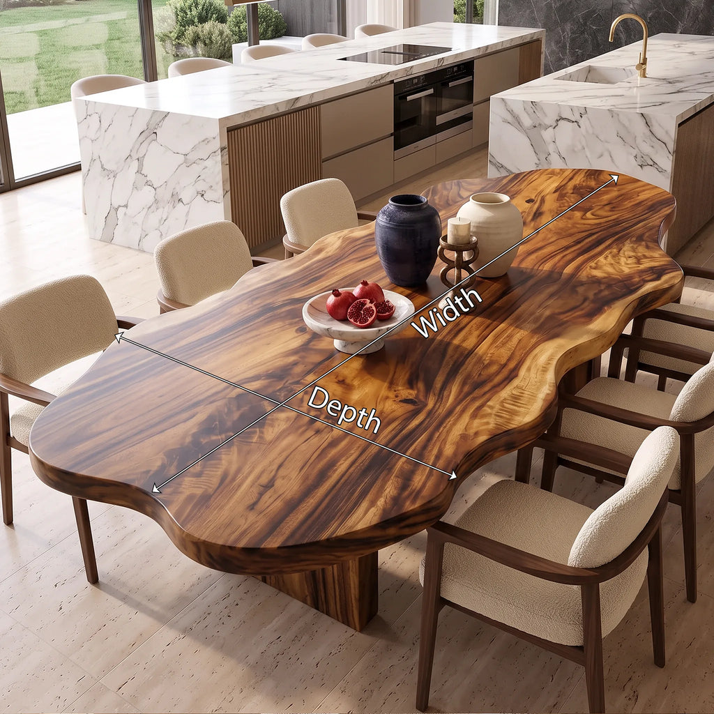 Handcrafted Table Top 8 Seater Dining Room