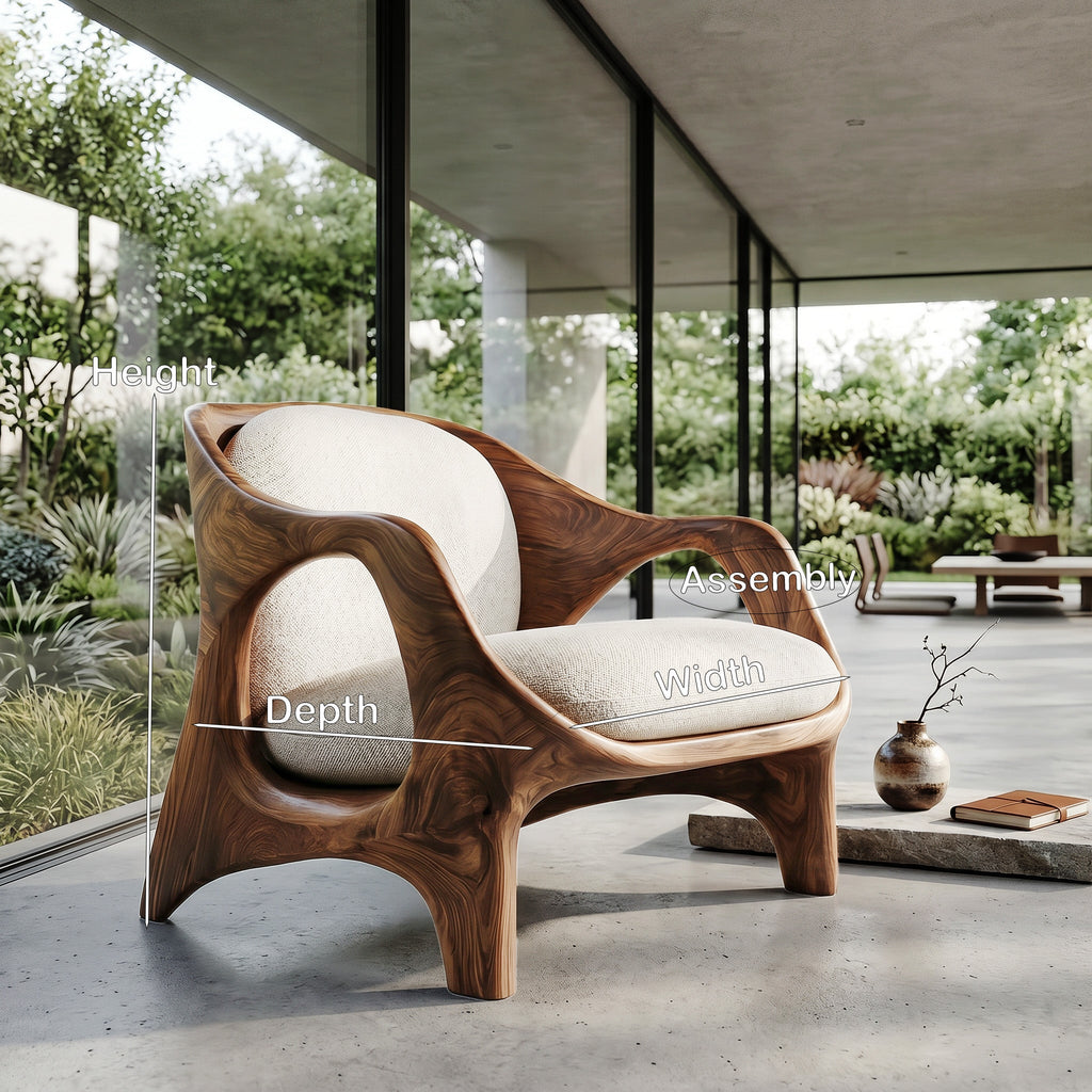 Modern Handcrafted Armchair For Living Room