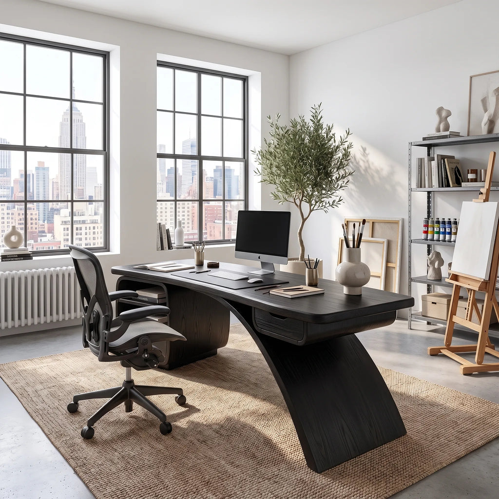 Classic Executive Desk Executive Office Desk Office Desk With Storage Drawers For Study Room