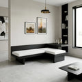 Modern L Shaped Sofa Integrated Shelving For Living Room