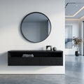 Contemporary Floating Storage Console Table For Hallway