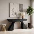 Modern Sculptural Drawer Console Table For Entryway