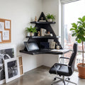 Cozy Computer Desk Home Office Desk Corner Shelves For Home Office