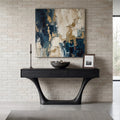 Minimalist Sculptural Drawer Console Table For Entryway
