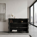 Organic Wavy Console Table With Three Tiers For Interior