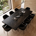 Rustic Rectangular Dining Table Top Outdoor Dining Area