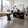 Graceful Writing Desk Office Desk Home Office Desk With Two Drawers For Home Office