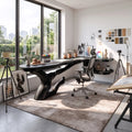 Sculptural Executive Desk Office Desk Writing Desk Curved Branch Base For Home Office