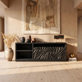 Minimalist Long Ripple Sideboard Modern Living Room