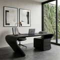Organic Sculptural Curved Leg Desk For Home Office