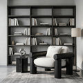 Organic Barrel Frame Armchair For Living Room
