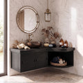 Farmhouse Pumpkin Bathroom Vanity Wellness Room