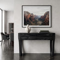 Contemporary Sculptural Drawer Console Table For Hallway