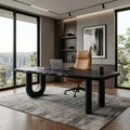Organic U-Shaped Leg Desk For Home Office