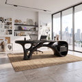 Airy Executive Desk Computer Desk Home Office Desk Open Frame For Modern Office