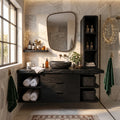 Organic Modern Nutcracker Bathroom Vanity Wellness Room