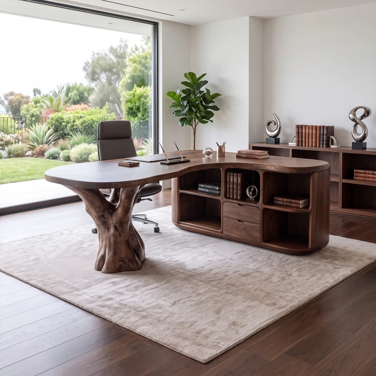 Graceful Writing Desk Office Desk Home Office Desk With Two Drawers For Home Office