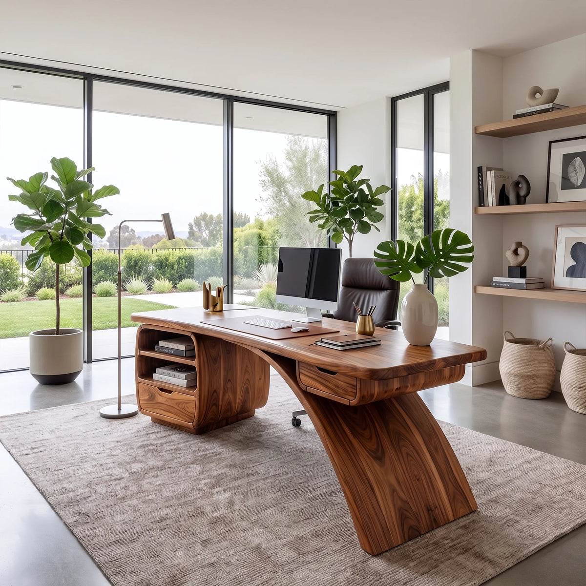 Classic Executive Desk Executive Office Desk Office Desk With Storage Drawers For Study Room