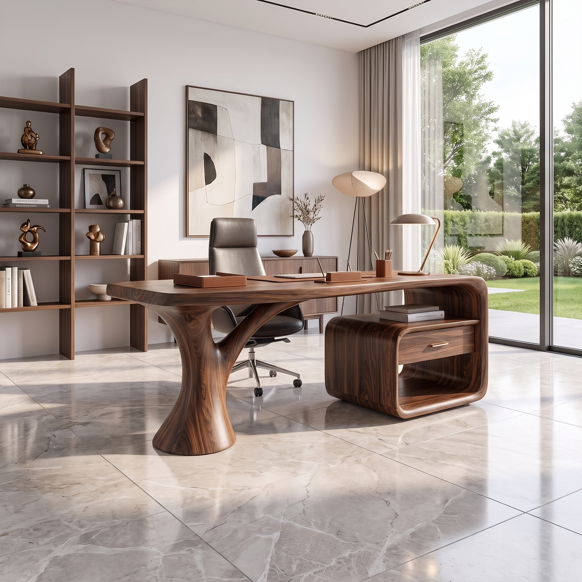 Peaceful Computer Desk Home Office Desk Office Desk Floating Drawer For Home Office