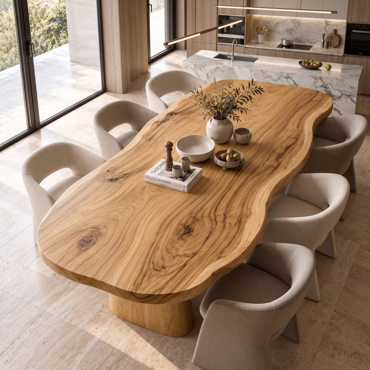 Organic Table Top 6 Seater Dining Room