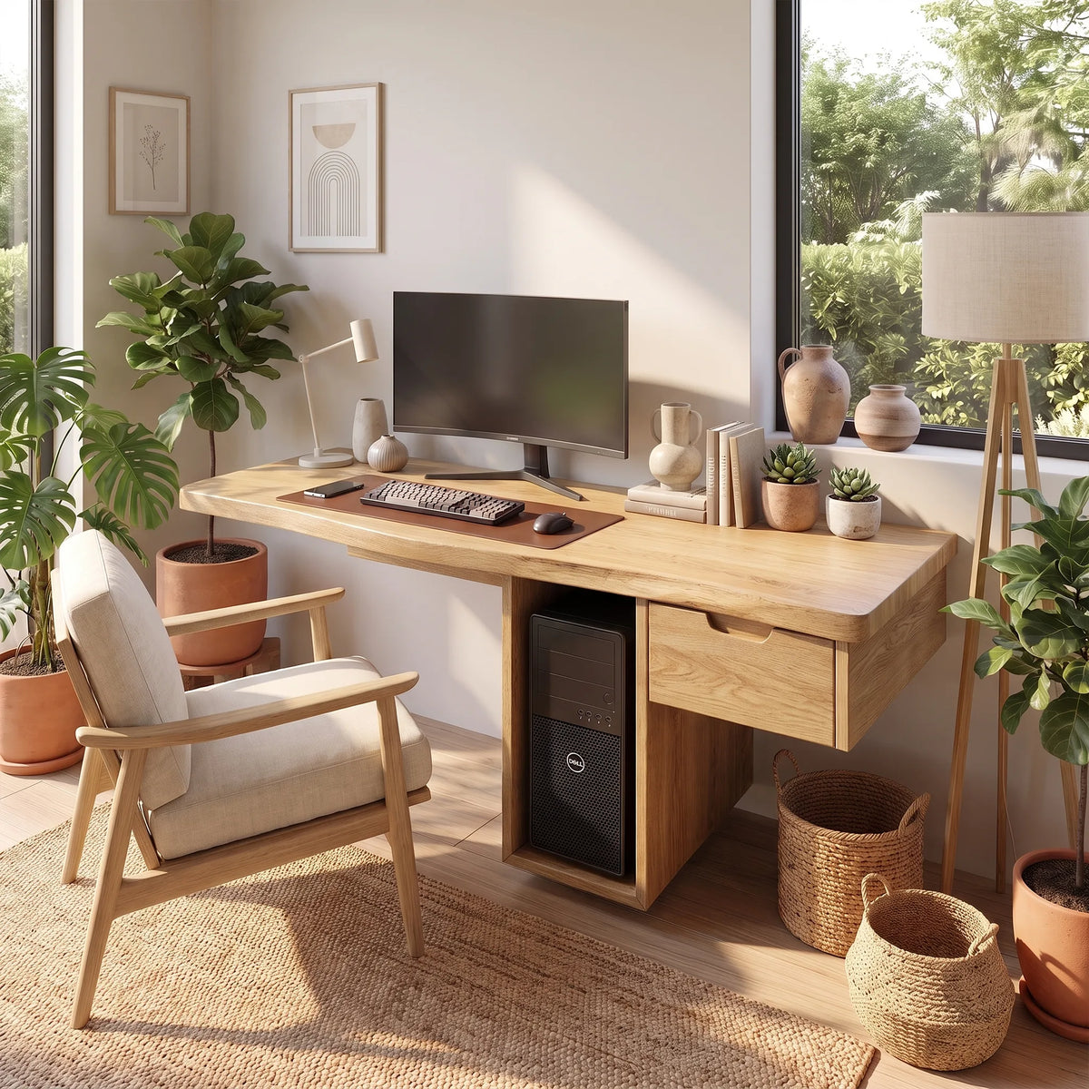 Practical Computer Desk Office Desk Home Office Desk With Drawer For Home Office