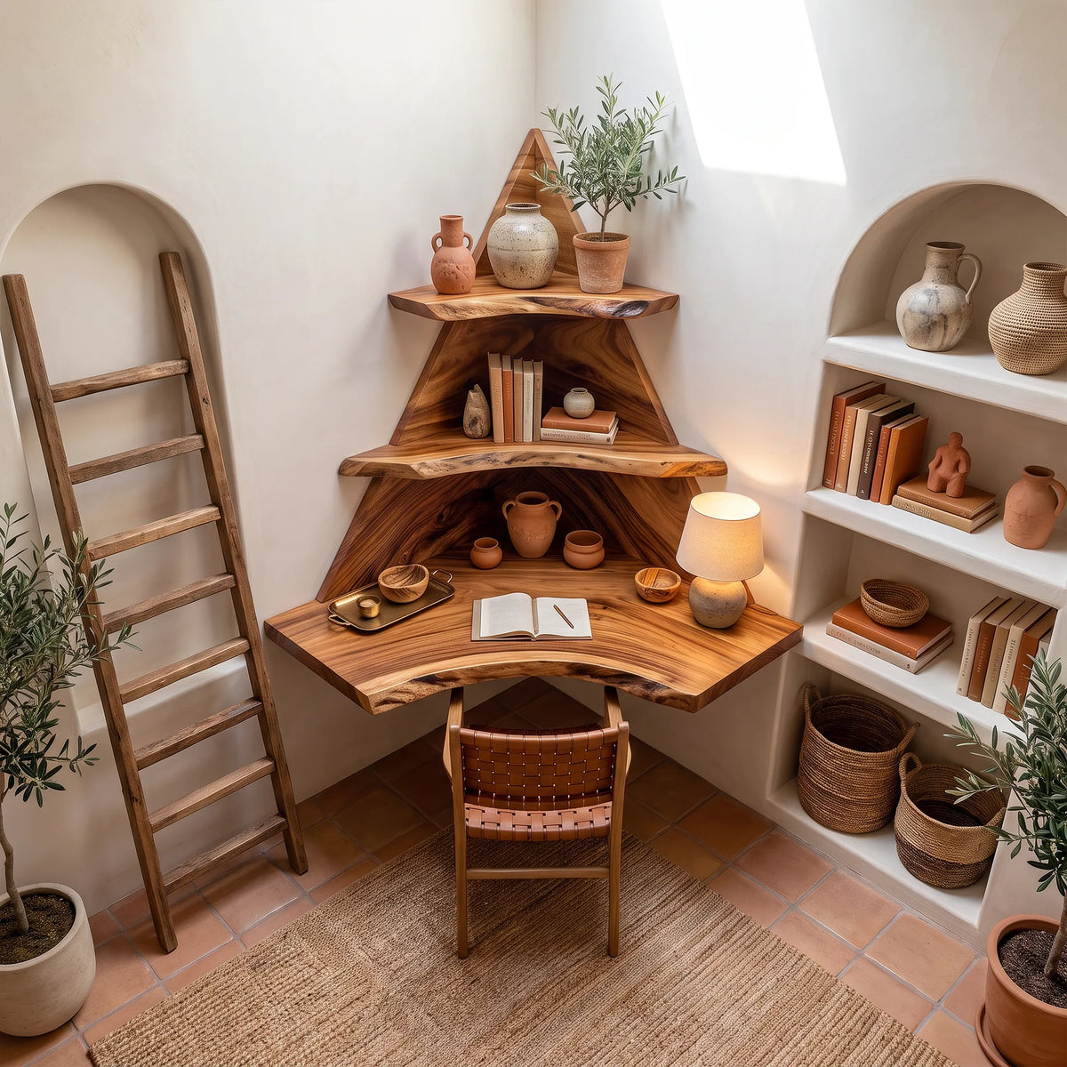 Cozy Computer Desk Home Office Desk Corner Shelves For Home Office