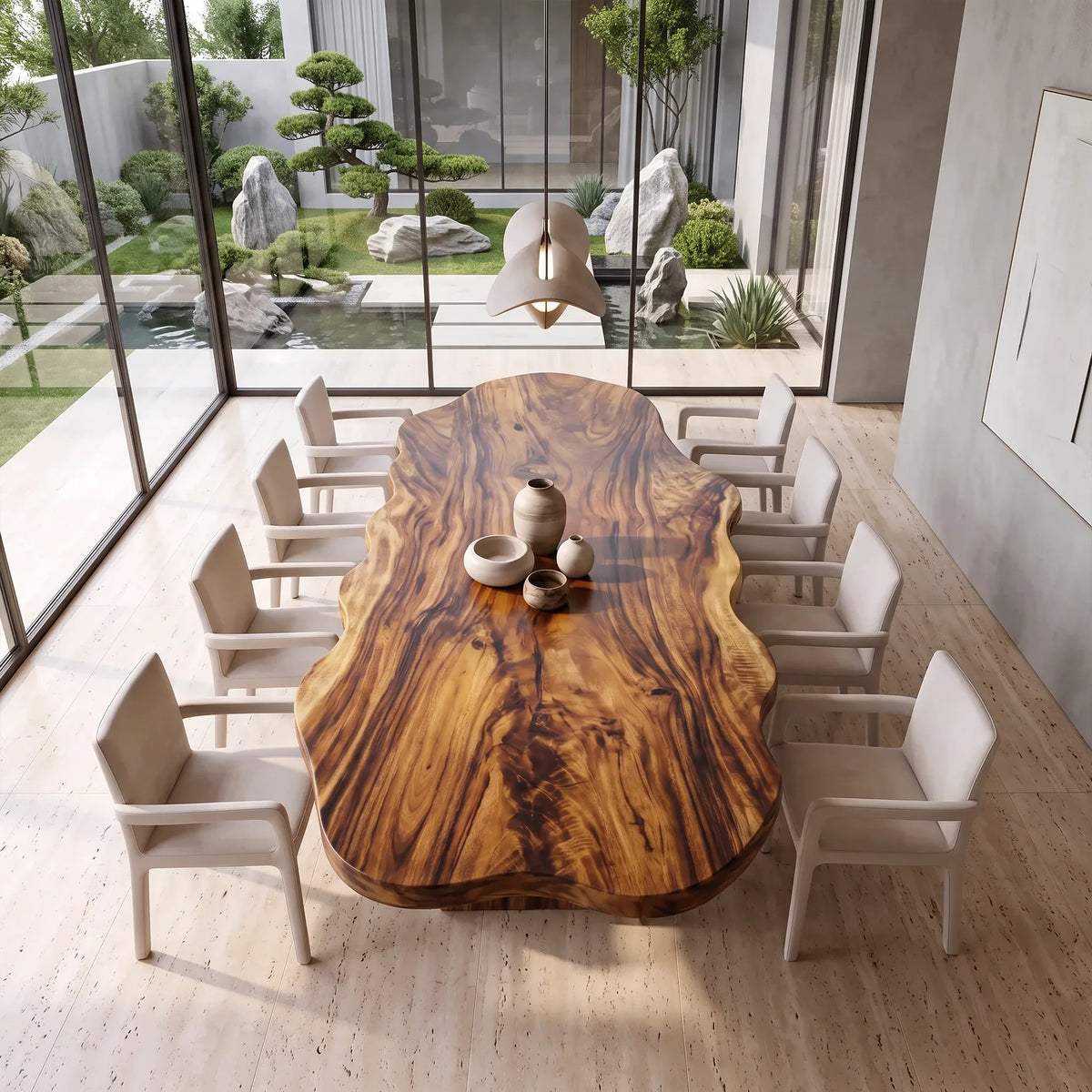 Handcrafted Table Top 8 Seater Dining Room
