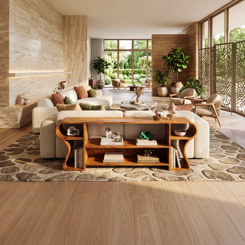 Contemporary Display Console Table For Living Area