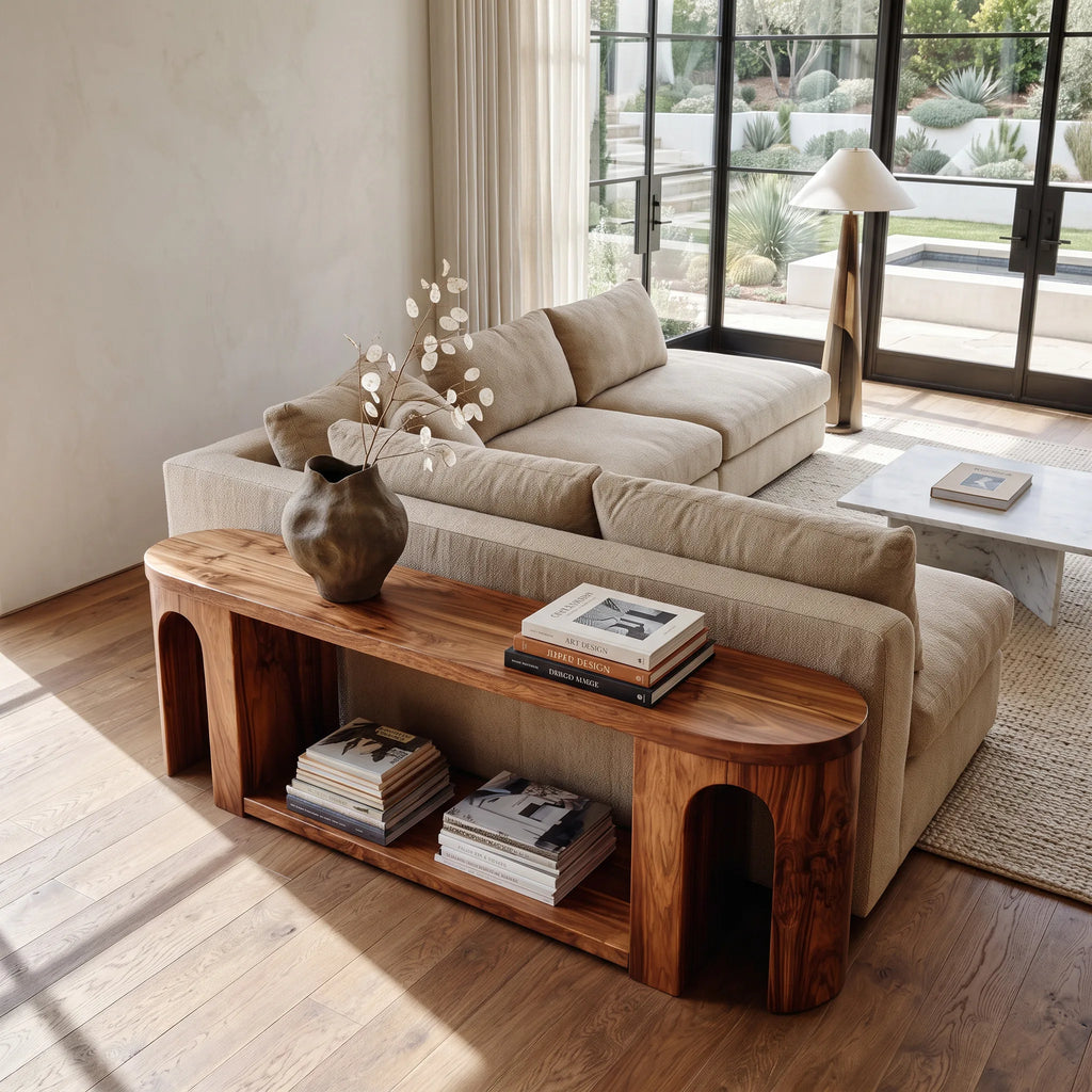 Modern Table Behind Sofa For Living Room