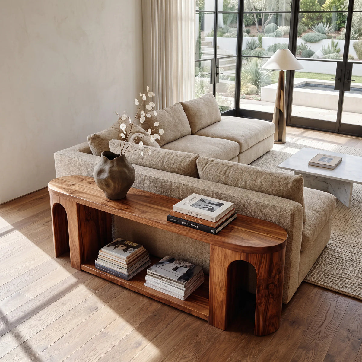 Modern Table Behind Sofa For Living Room
