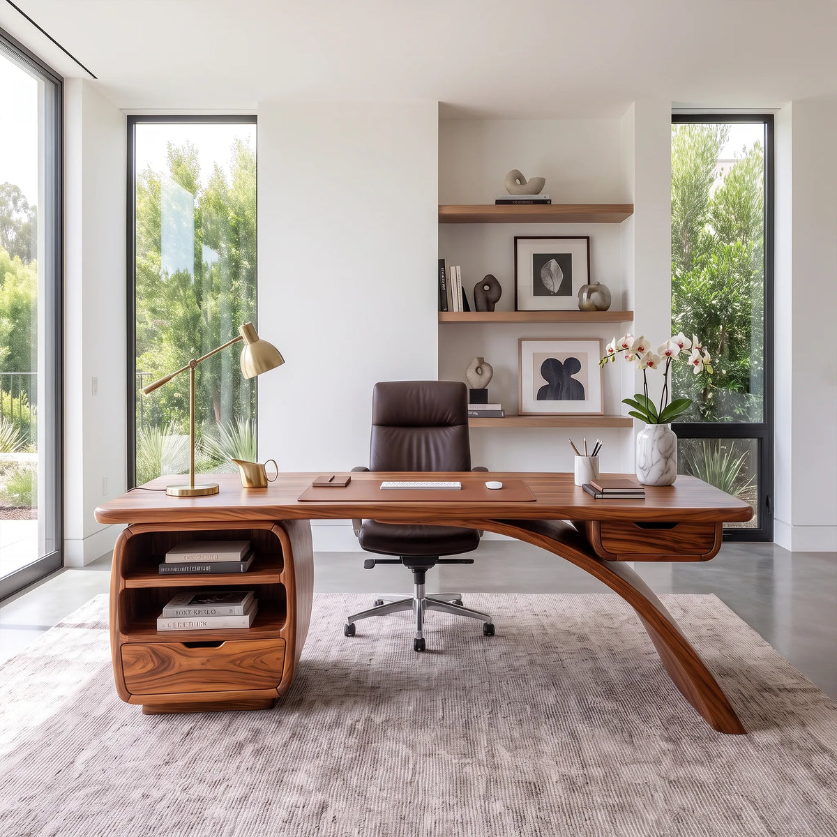 Classic Executive Desk Executive Office Desk Office Desk With Storage Drawers For Study Room
