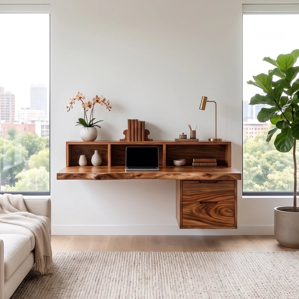 Modern Computer Desk Home Office Desk Office Desk With Open Shelf For Home Office